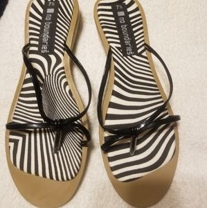 Zebra sandals